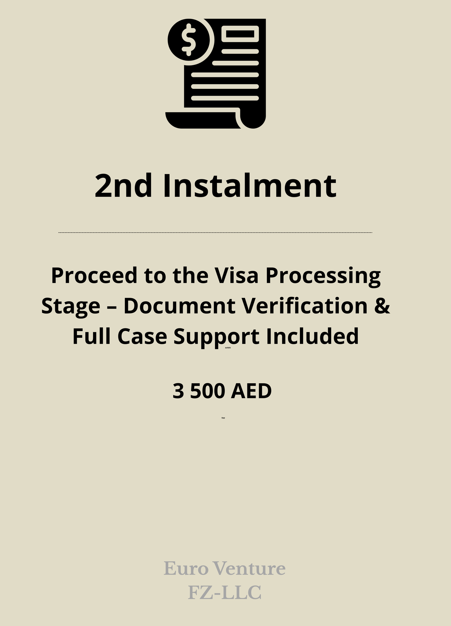 2nd Instalment - LONG TERM